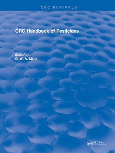 CRC Handbook of pesticides