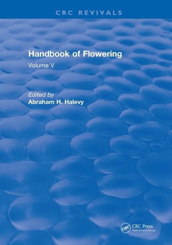 CRC handbook of flowering. Volume V