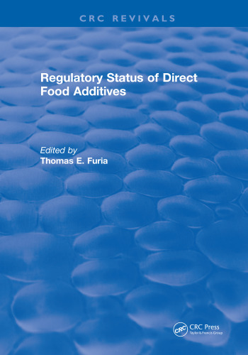 Regulatory status of direct food additives