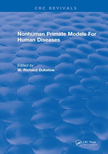 Nonhuman primate models for human diseases