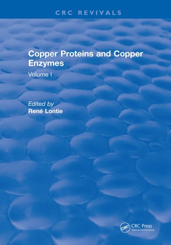 Copper proteins and copper enzymes vol I