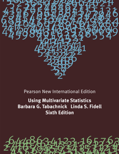 Using Multivariate Statistics Pearson New International Edition