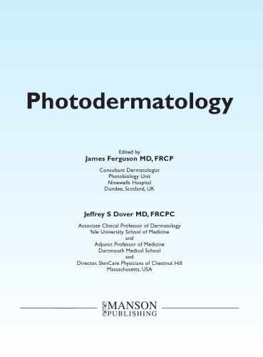 Photodermatology