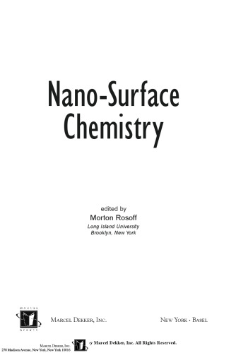 Nano-Surface Chemistry