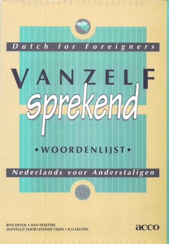 Vanzelfsprekend Nederlands Voor Anderstaligen Woordenlijst