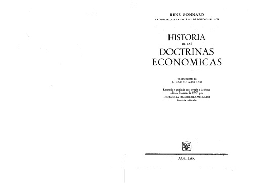 Historia de las doctrinas económicas