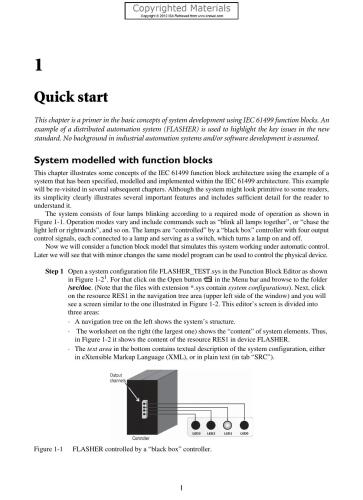 Iec 61499 Function Blocks for Embedded and Distributed Control Systems Design