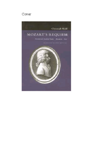 Mozart’s Requiem: Historical and Analytical Studies, Documents, Score