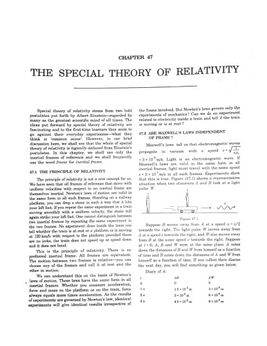 HCV Chapter 47 Special Theory of Relativity Concepts of Physics H C Verma IIT JEE Part 2 various Engineering Entrance Exams