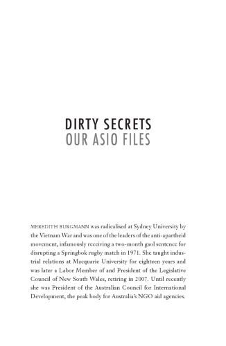 Dirty Secrets: Our ASIO Files