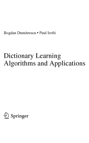 Dictionary Learning Algorithms and Applications