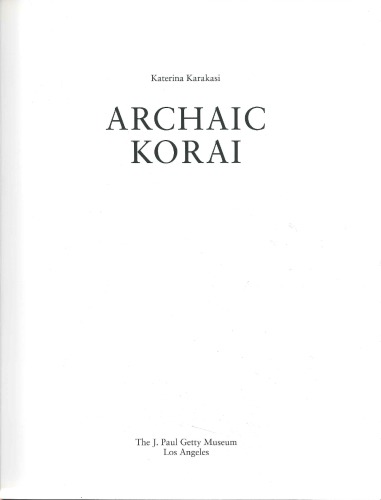 Archaic Korai