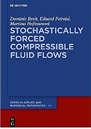 Stochastically Forced Compressible Fluid Flows