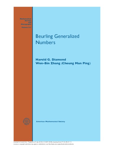 Beurling Generalized Numbers