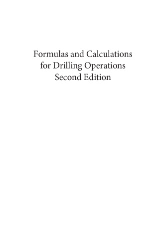 Formulas and Calculations for Drilling Operations