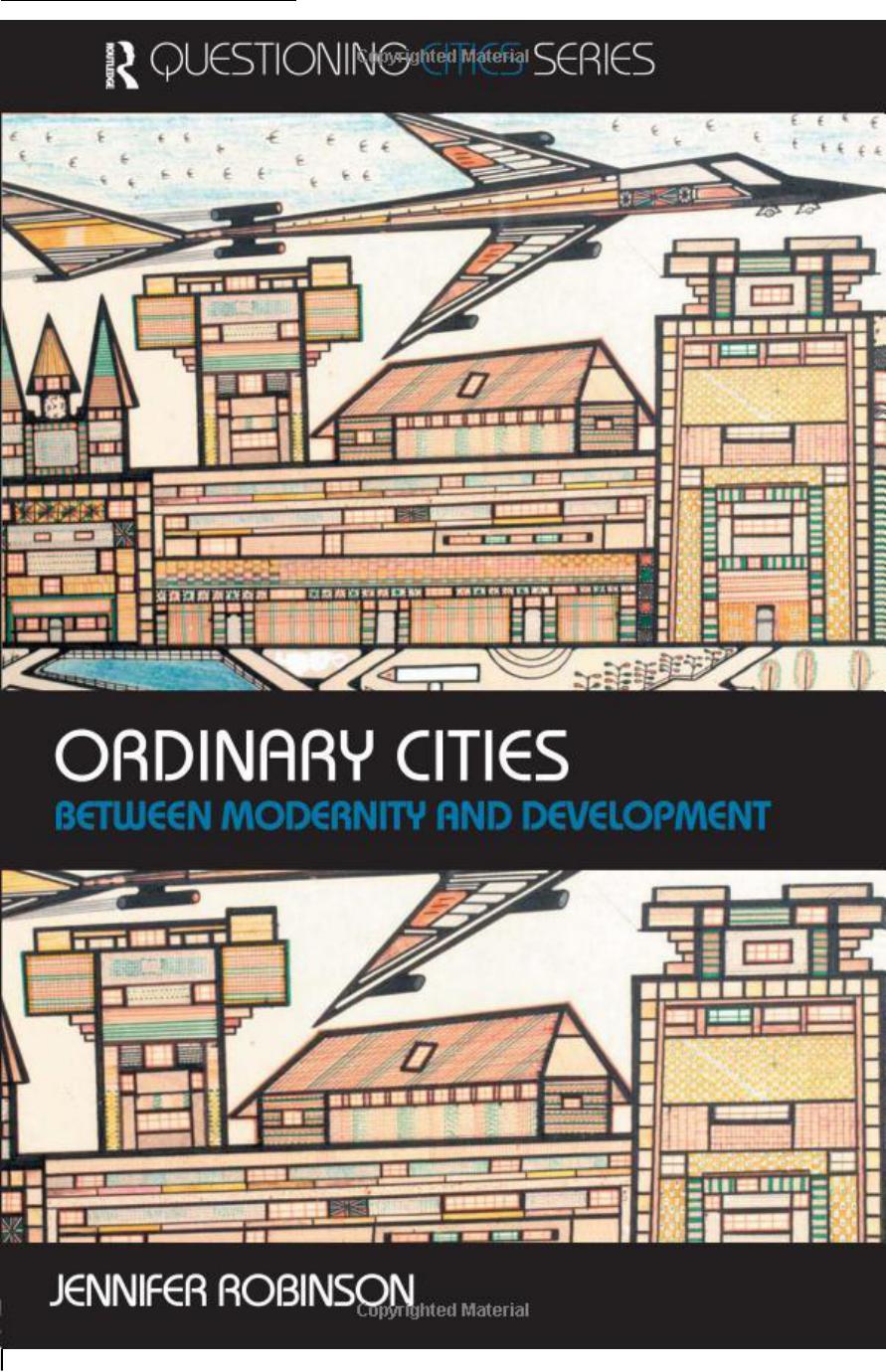 Ordinary cities : between modernity and development