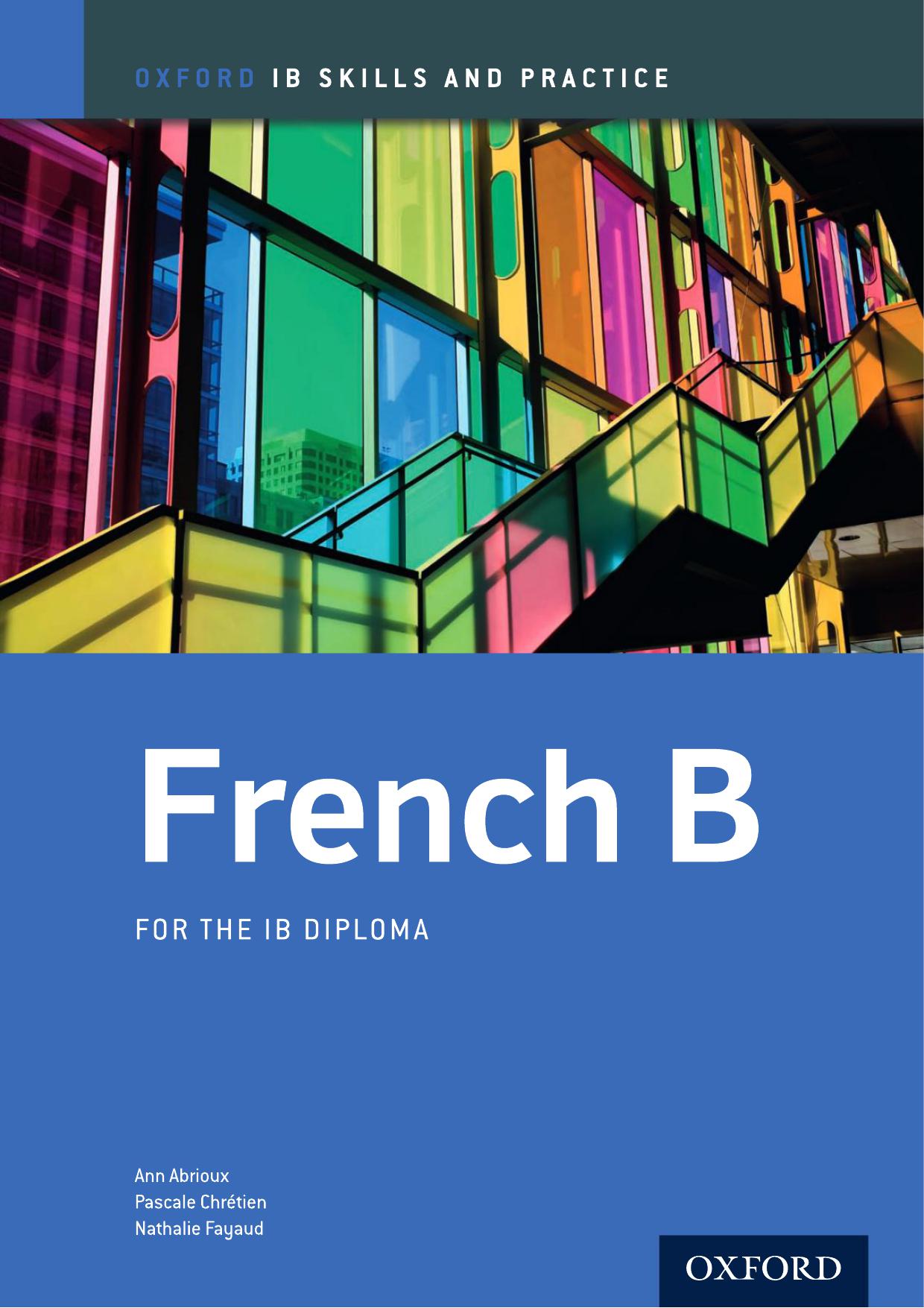 French B - for the IB Diploma