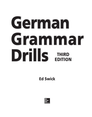 German Grammar Drills