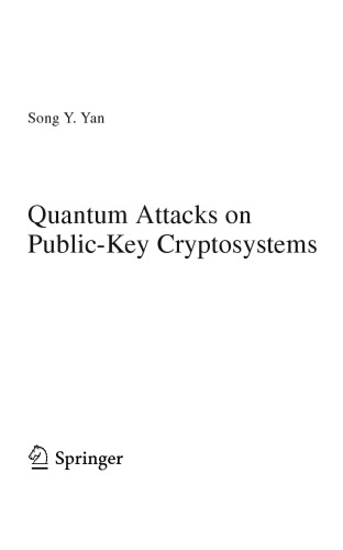 Quantum Attacks on Public-Key Cryptosystems