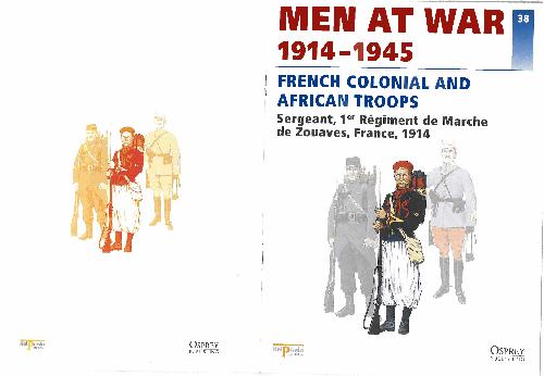 French Colonial And African Troops