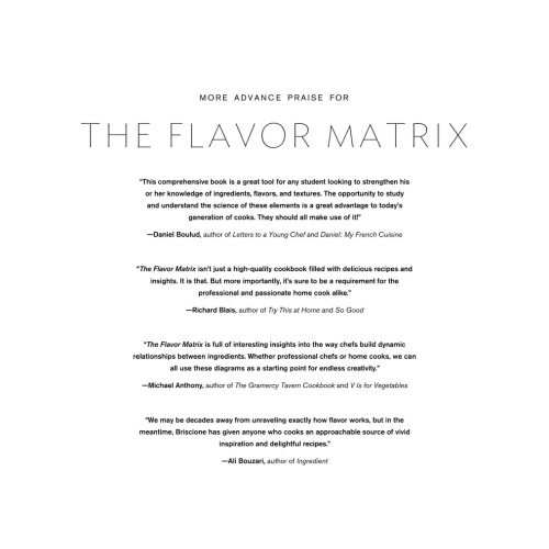 The Flavor Matrix: The Art and Science of Pairing Common Ingredients to Create Extraordinary Dishes