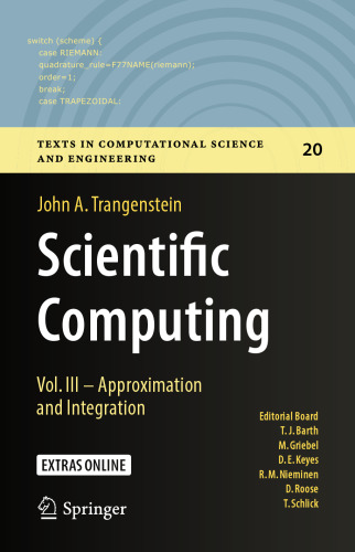 Scientific Computing: Approximation and Integration