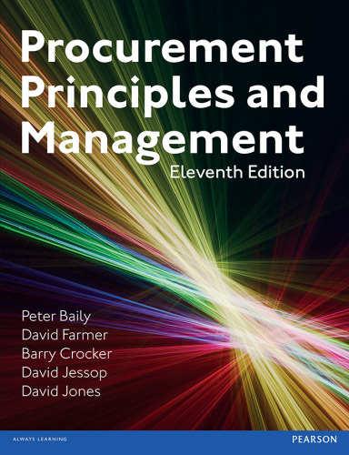 Procurement, Principles & Management