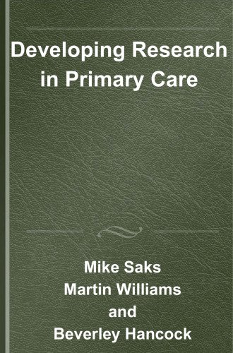 Developing Research in Primary Care