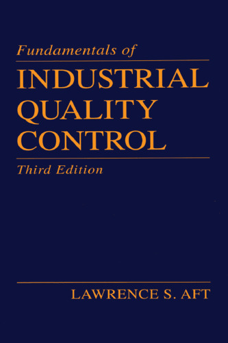 Fundamentals of industrial quality control