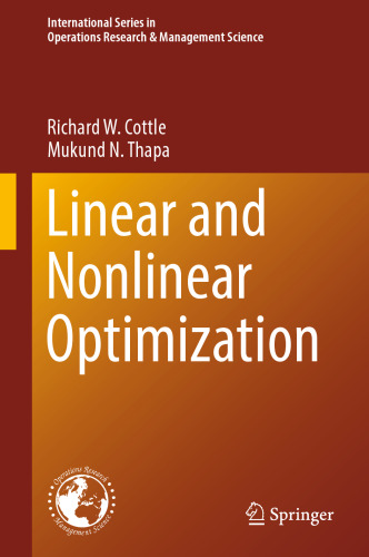 Linear and Nonlinear Optimization