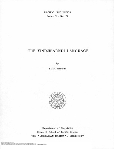 The Yindjibarndi language