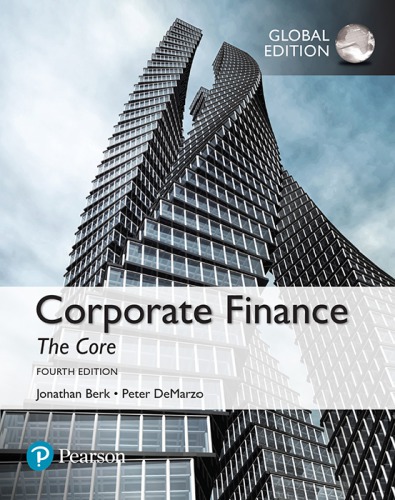 Corporate finance : the core, global edition.