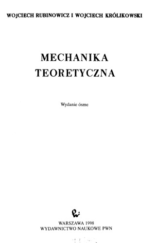 Mechanika teoretyczna