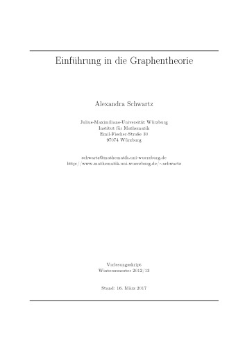 Einführung in die Graphentheorie