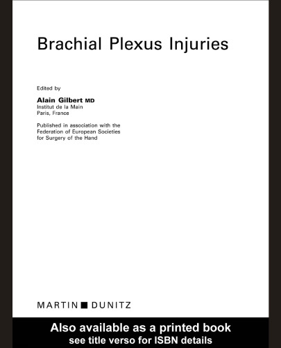 Brachial Plexus Injuries