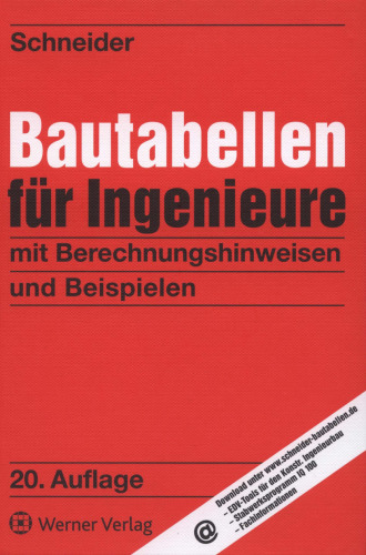 Bautabellen für Ingenieure