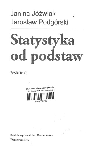 Statystyka od podstaw