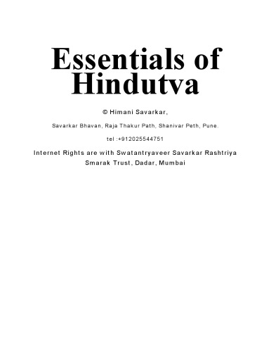 Hindutva: Who is a Hindu?