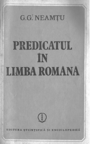 Predicatul in limba romana