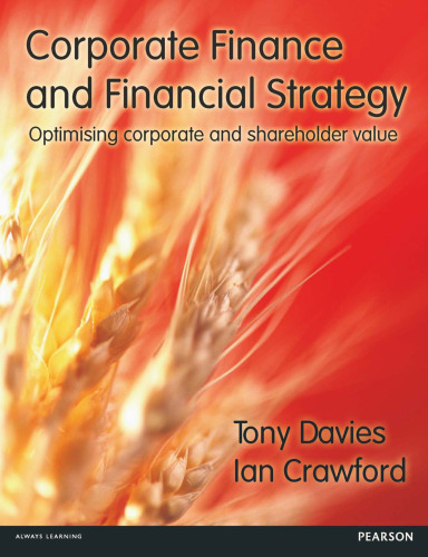 Corporate finance and financial strategy