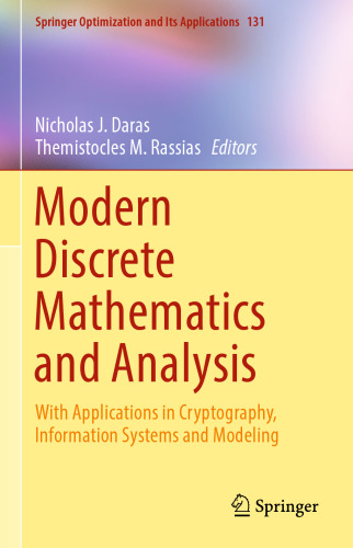 Modern discrete mathematics and analysis: with applications in cryptography.