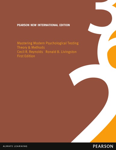 Mastering modern psychological testing : theory & methods