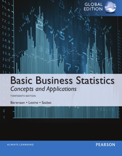 Basic Business Statistics, Global Edition.