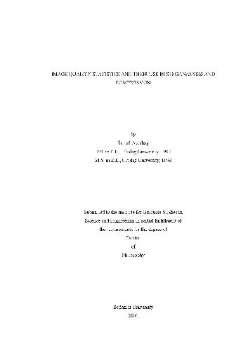 Image Quality Statistics and Their Use in Steganalysis and Compression