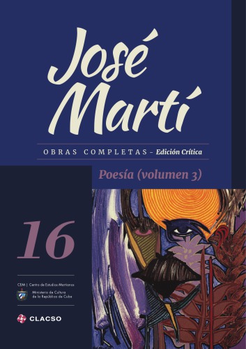 Obras completas. Edición crítica. Tomo 16 (Poesía volumen 3)