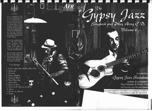 Gypsy Jazz Songbook, Collection of Gypsy Jazz Standards