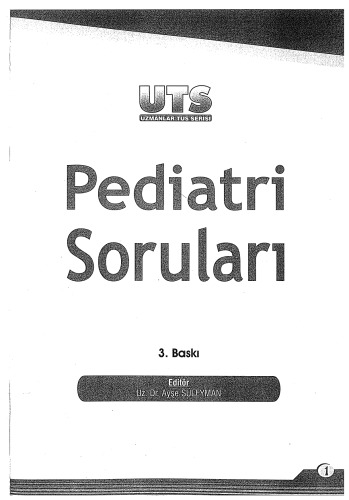 Uts Pediatri Soru Kitabı