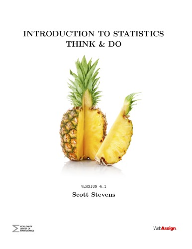 Introduction to Statistics: Think & Do; V4.1