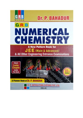 GRB Numerical Chemistry Chapter 1 to 8 for IIT JEE and Other Engineering Entrance Exams