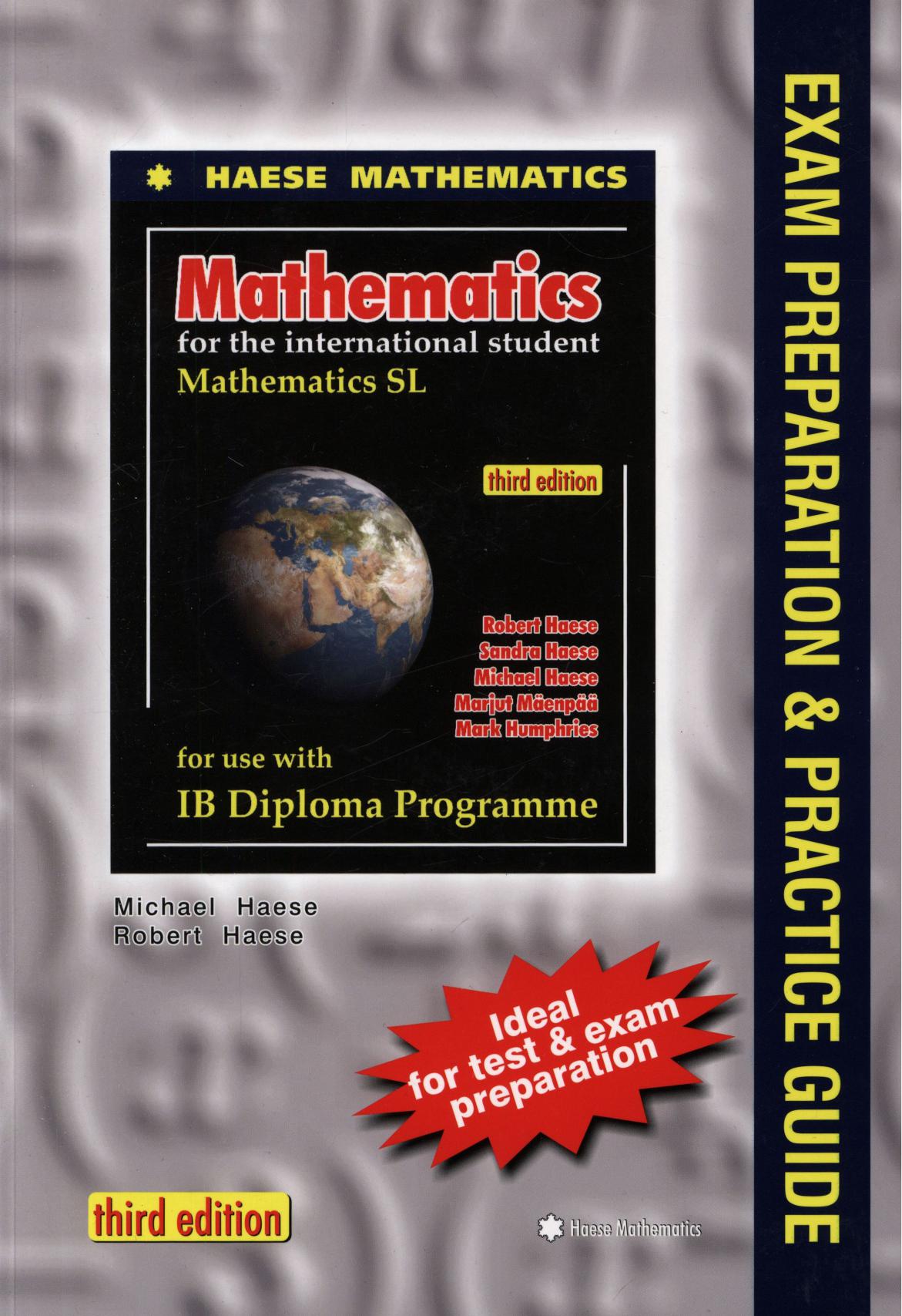 Mathematics SL Exam Preparation and Practice Guide